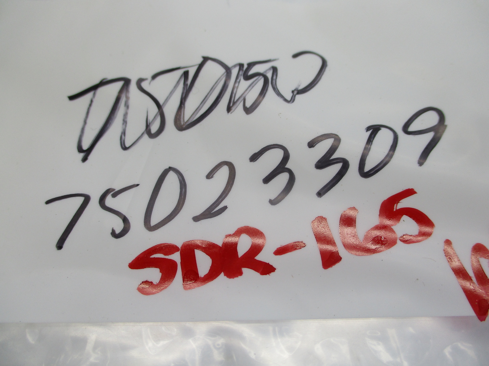 INDUSTRIAL SPARE SDR-165 75023309 SEAL NSNP