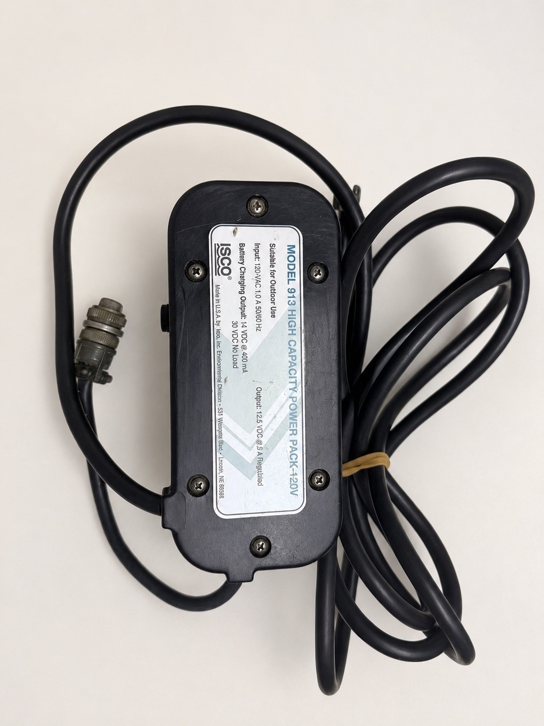 ISCO Model 913 High Capacity Power Pack 120V Teledyne ISCO — Tested 12.7V Output