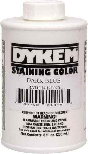 Dykem 81478 8 Ounce Dark Blue Staining Color Brush in Cap Container