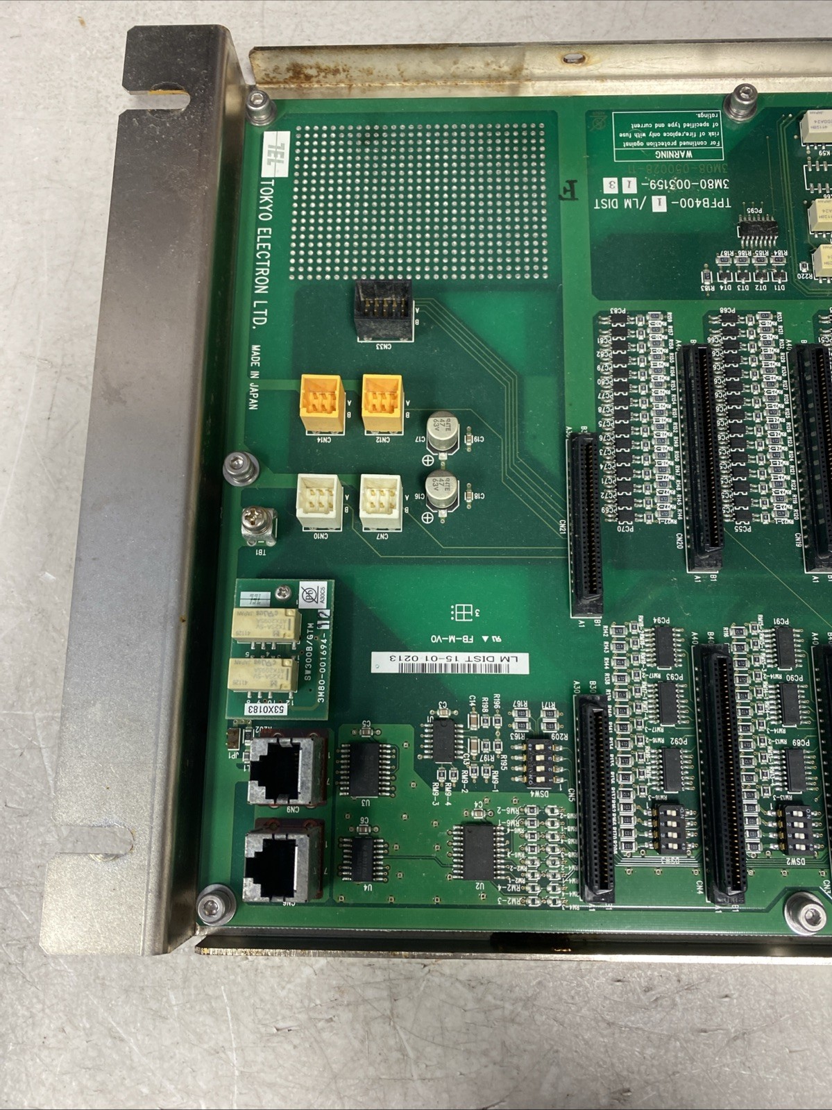 TEL Tokyo Electron TPFB400-1/LM DIST BOARD 5880-000057-V1 / 3M08-050028-11