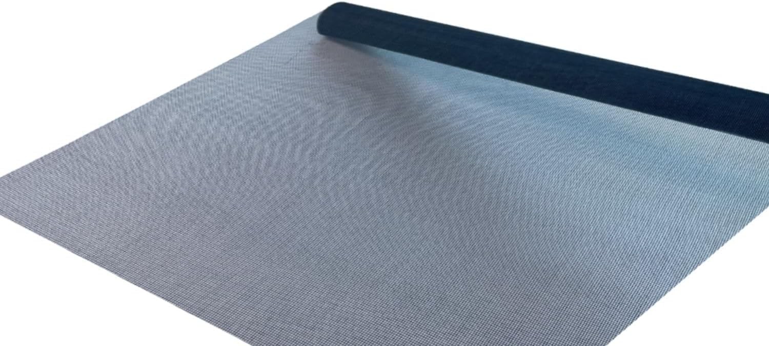 Window Screen Replacement, Mesh, 48 in x 100 ft 48x100FT, Black