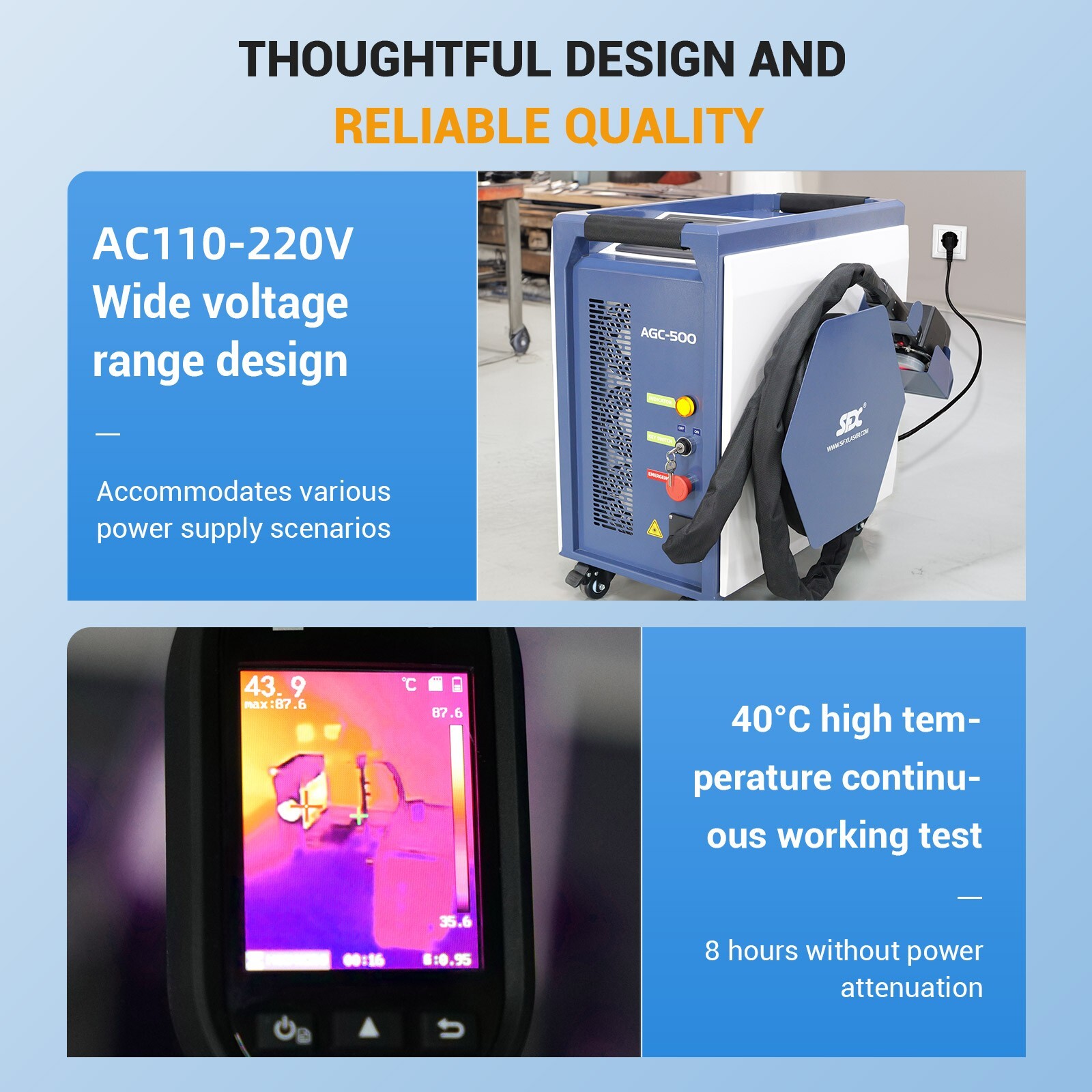 300W AGC-300 Laser Cleaning Machine Laser Rust Removaal Machine Laser Cleaner