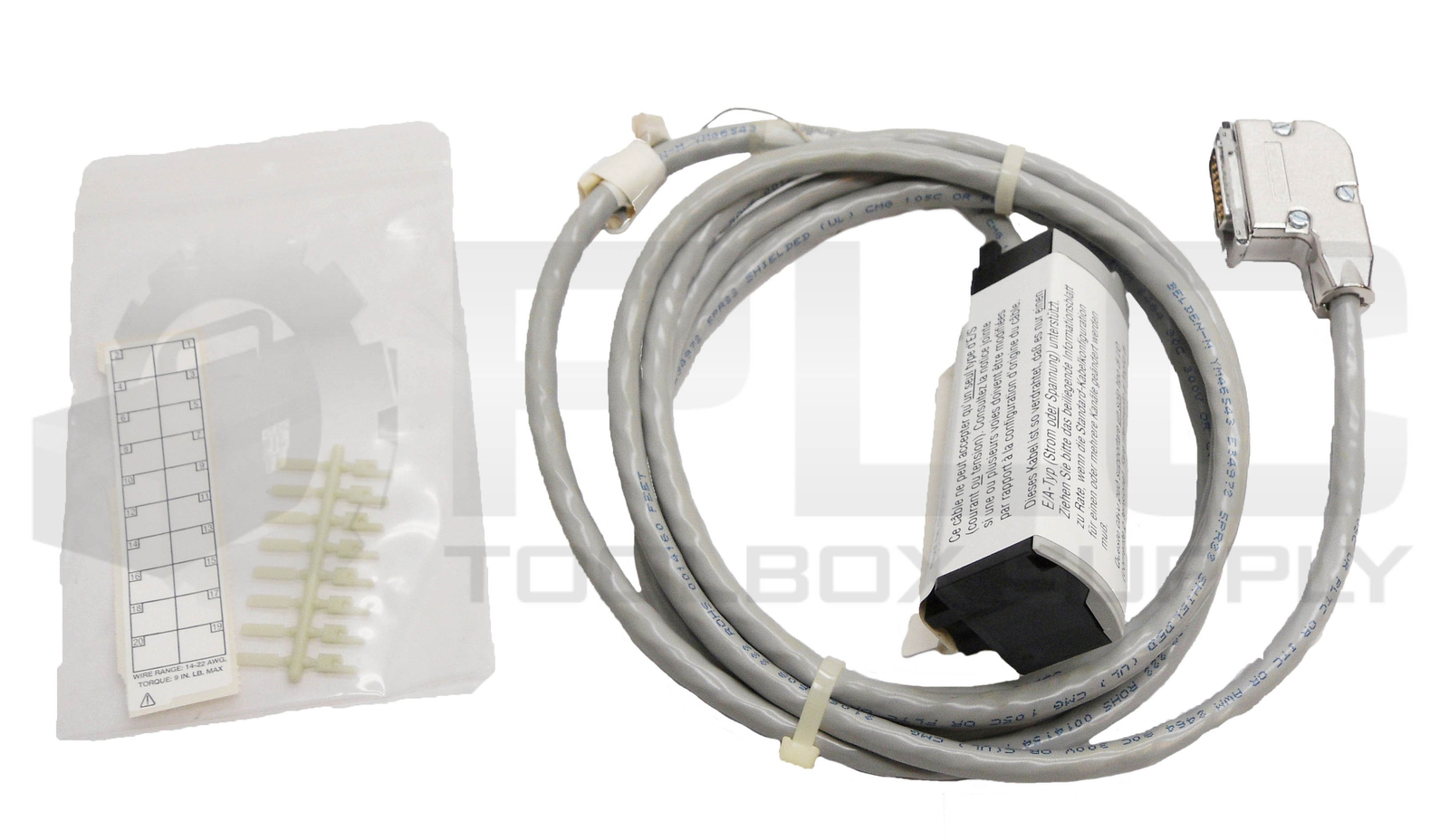 NEW ALLEN BRADLEY 1492-ACABLE025VA /A PRE-WIRED CABLE 2.5M LONG