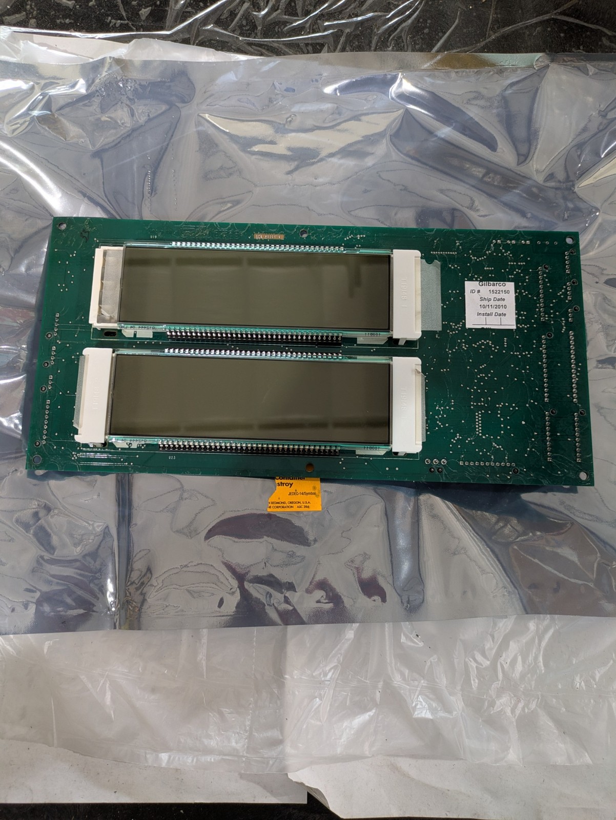 GILBARCO 1522150 M0062A001 REV C 45910092 3701
