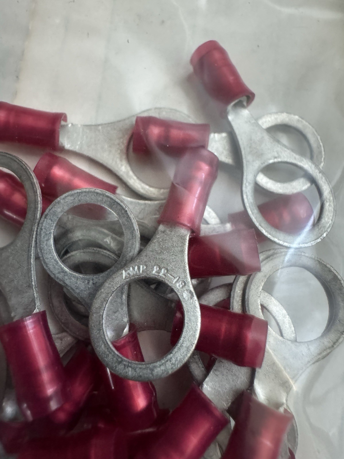 Red, Blue, Yellow Fork Terminal Vinyl Connector & Ring Terminal More Than 400New