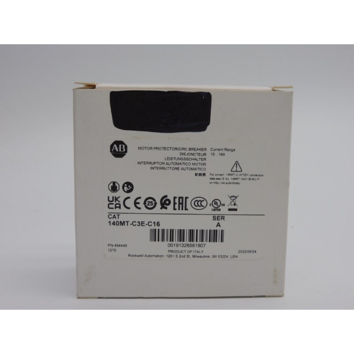 NEW ALLEN BRADLEY 140MT-C3E-C16 10-16A (WH) NSMP