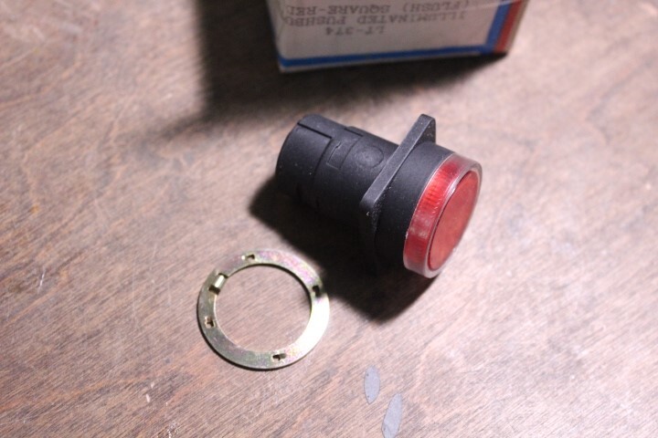NEW AEG LT-374 Square Red Illuminated Push Button Box of 10 *FREE SHIPPING*