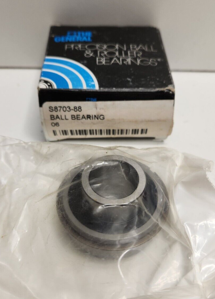 NEW OLD STOCK! GENERAL BEARING 3/4″ BORE BALL BEARING S8703-88-300