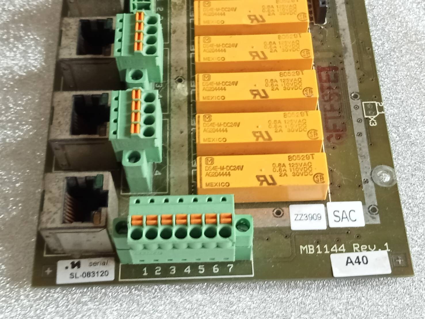 MB1144 Rev.1,ZZ3909 [SAC],serial ,SL-083120.