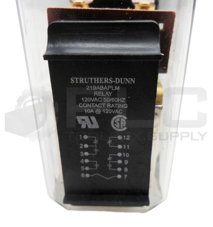 NEW STRUTHERS DUNN 219ABAPLM RELAY 120V 50/60HZ