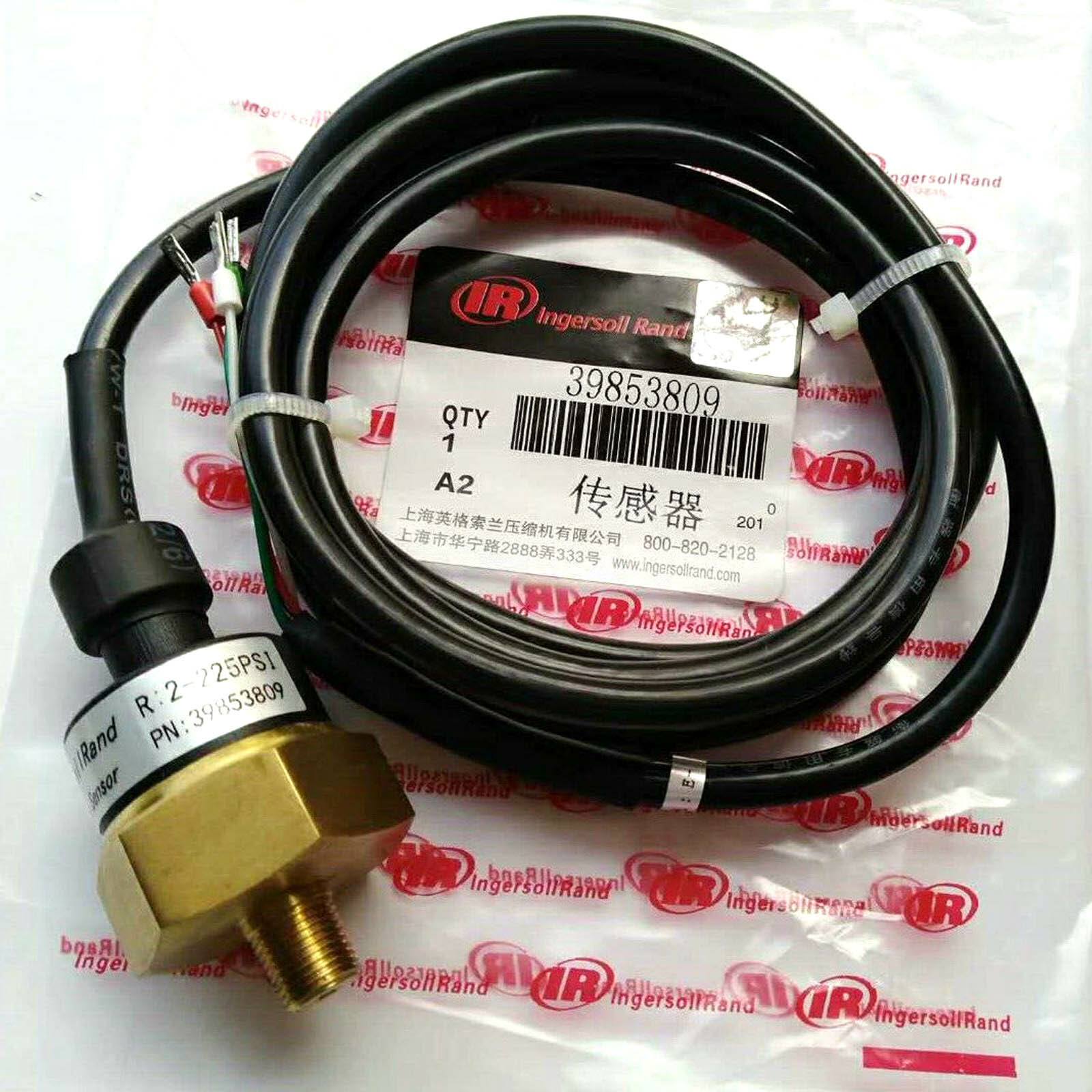 NEW 39853809 Fits For Ingersoll Rand Air Compressor Pressure Sensor – US Stock