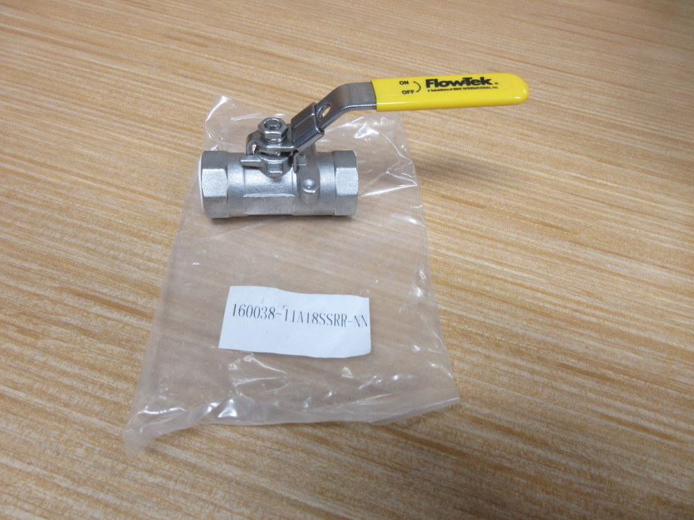 Bray 160038-11A18SSRR-NN FlowTek 3/8″ Ball Valve S20