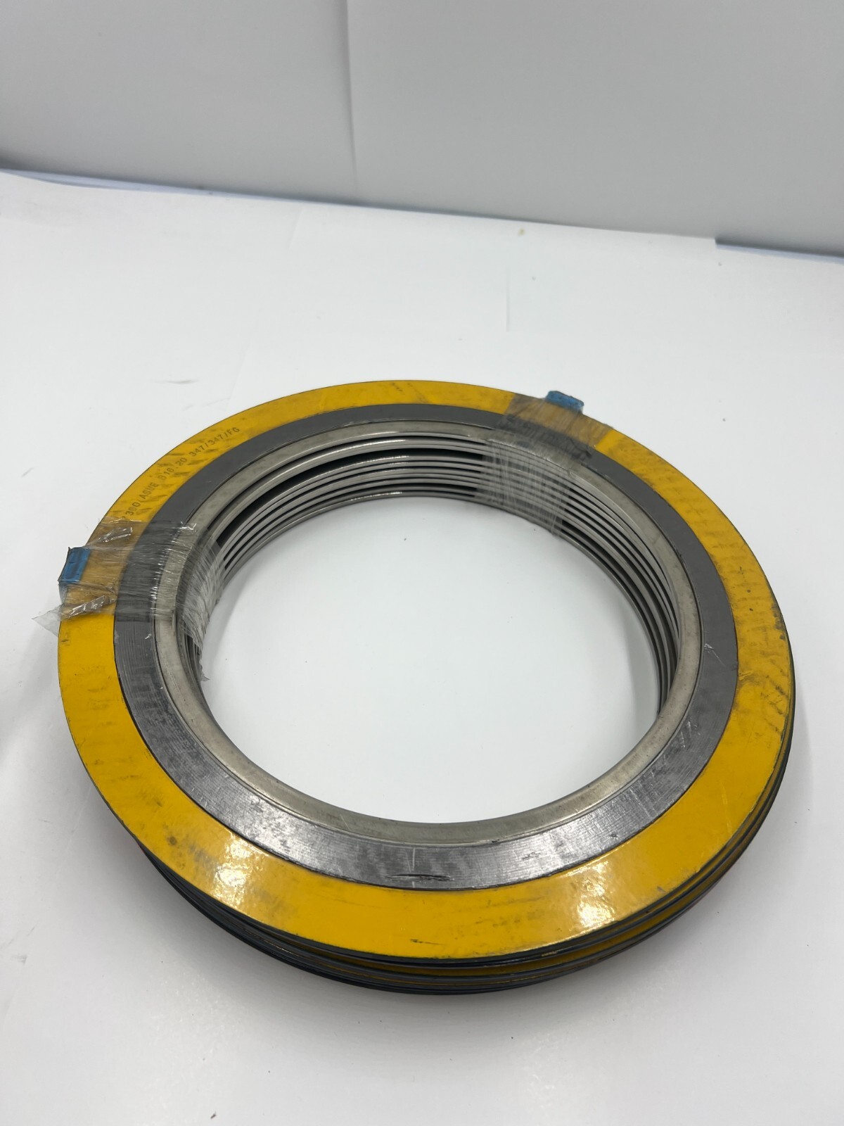 QTY 10 Flexitallic Spiral Wound Gasket 8″ 300 ASME B16.20 347/347/FG, Yellow