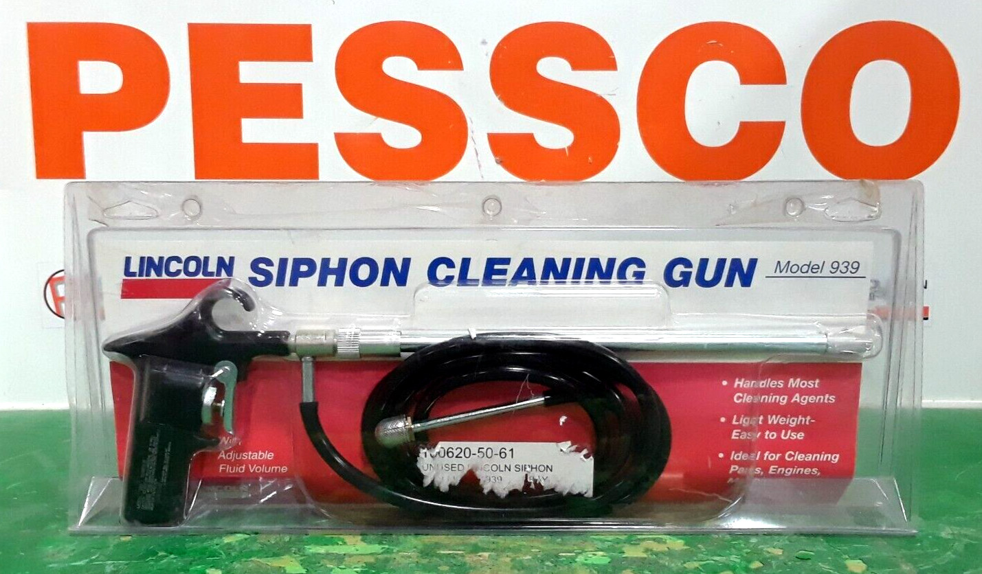 🟠 LINCOLN MODEL 939 SERIES C CLEANING GUN PESSCO IS OFFERING 1 C013123-12-22 🗽