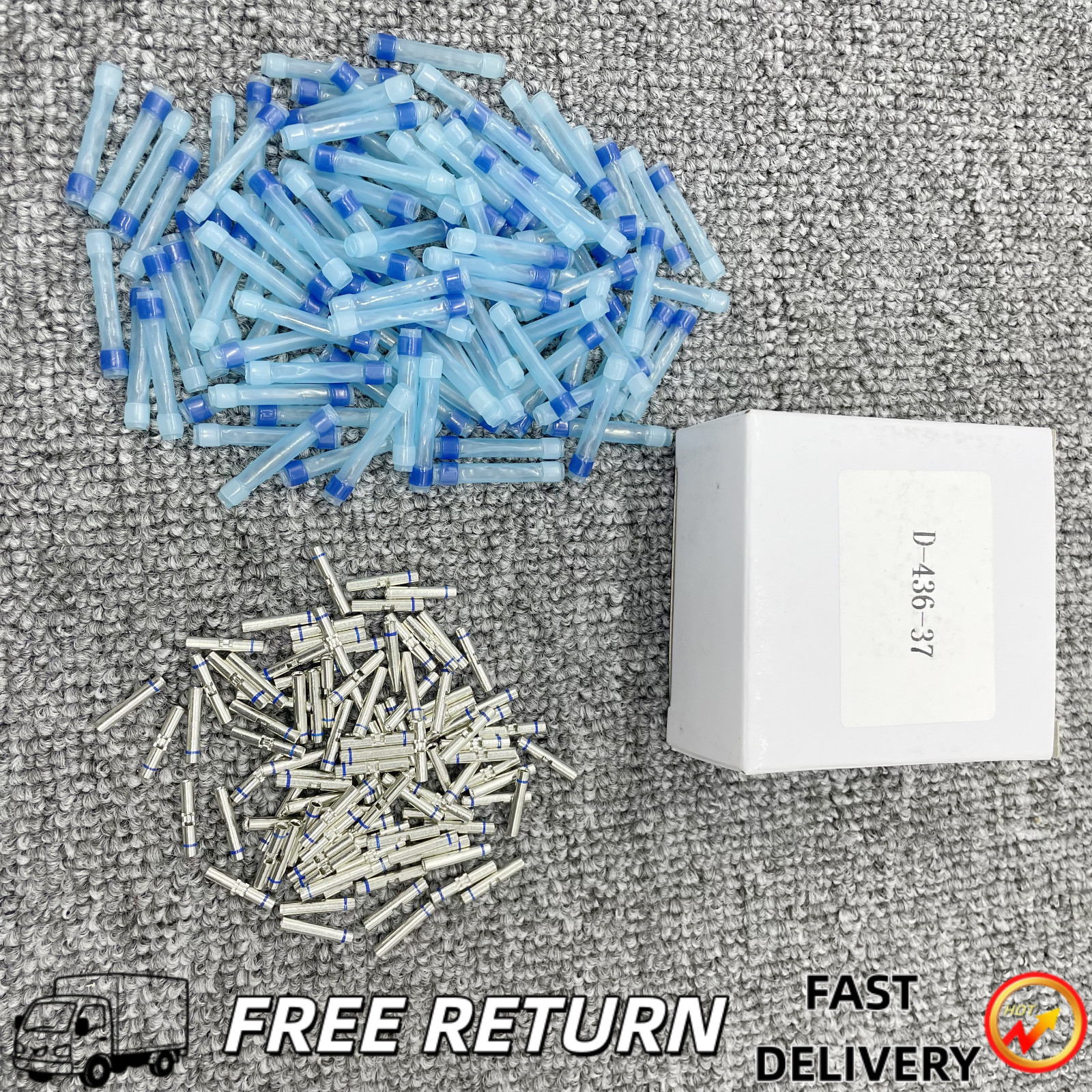 100Pcs New Plastic Case terminal D-436-37 Fits For Military Aviation 650075-000