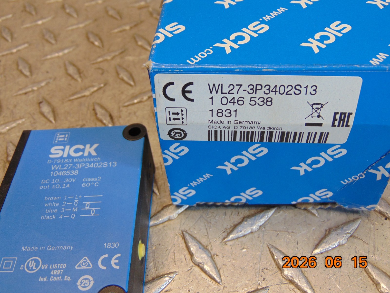SICK WL27-3P3402S13 Photoelectric sensor 1046538