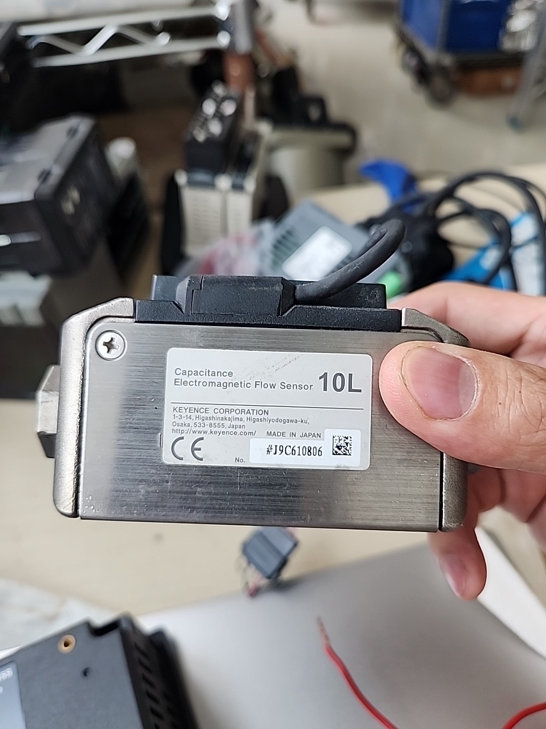 KEYENCE FD-M Series Electromagnetic Flow Sensor 10L Tested Working Fast Ship