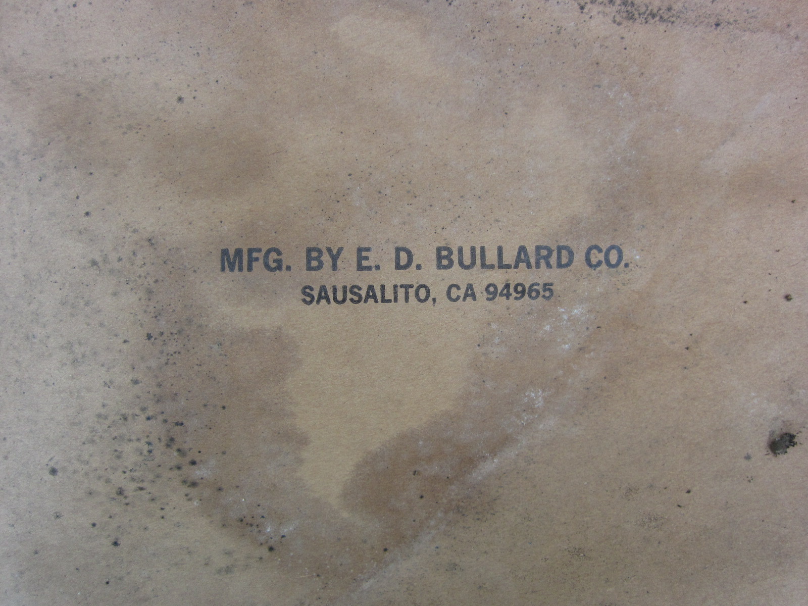 E.D. Bullard 70-110NG-1 Air Filter Element, New