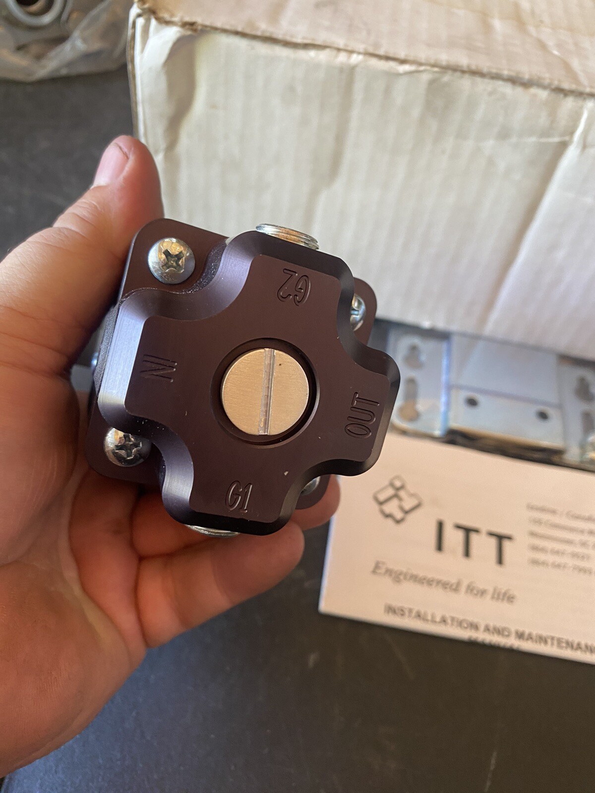 (MC41) GT6108EDXXM ITT ConoFlow Span Adjust Transducer 4-20MA 6-30PSI