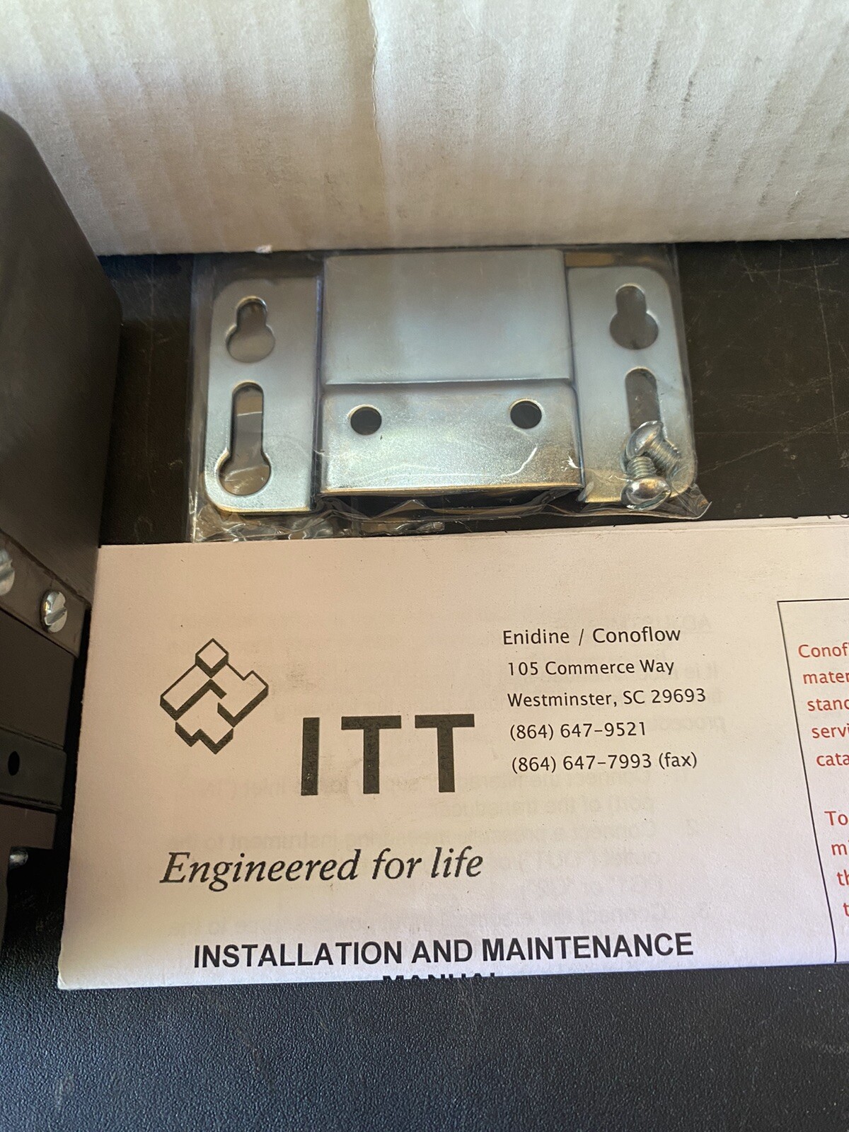 (MC41) GT6108EDXXM ITT ConoFlow Span Adjust Transducer 4-20MA 6-30PSI