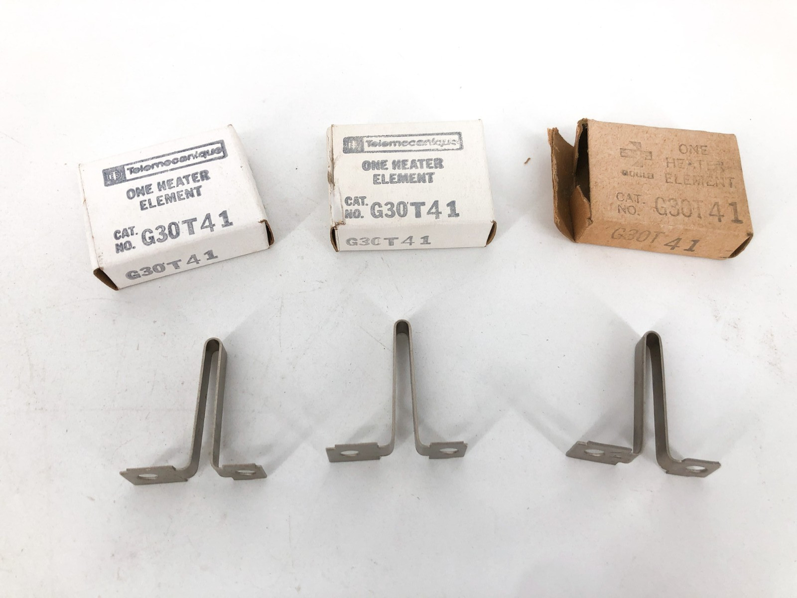 Lot of 3 New G30T41 Heater Elements Gould Telemecanique