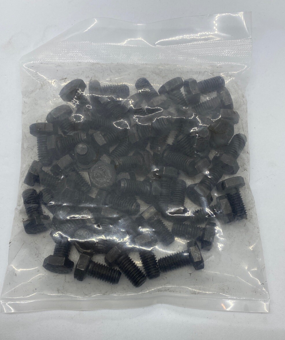 M8 – 1.25 x 16mm Black Oxide High Strength Hex Head Screws Grade 10.9 (Qty. 50)