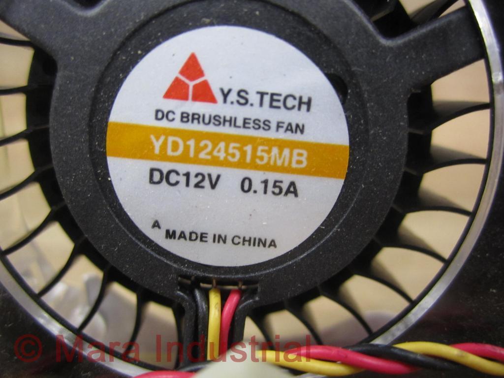 Y.S. Tech YD124515MB DC Brushless Fan In Plastic Case