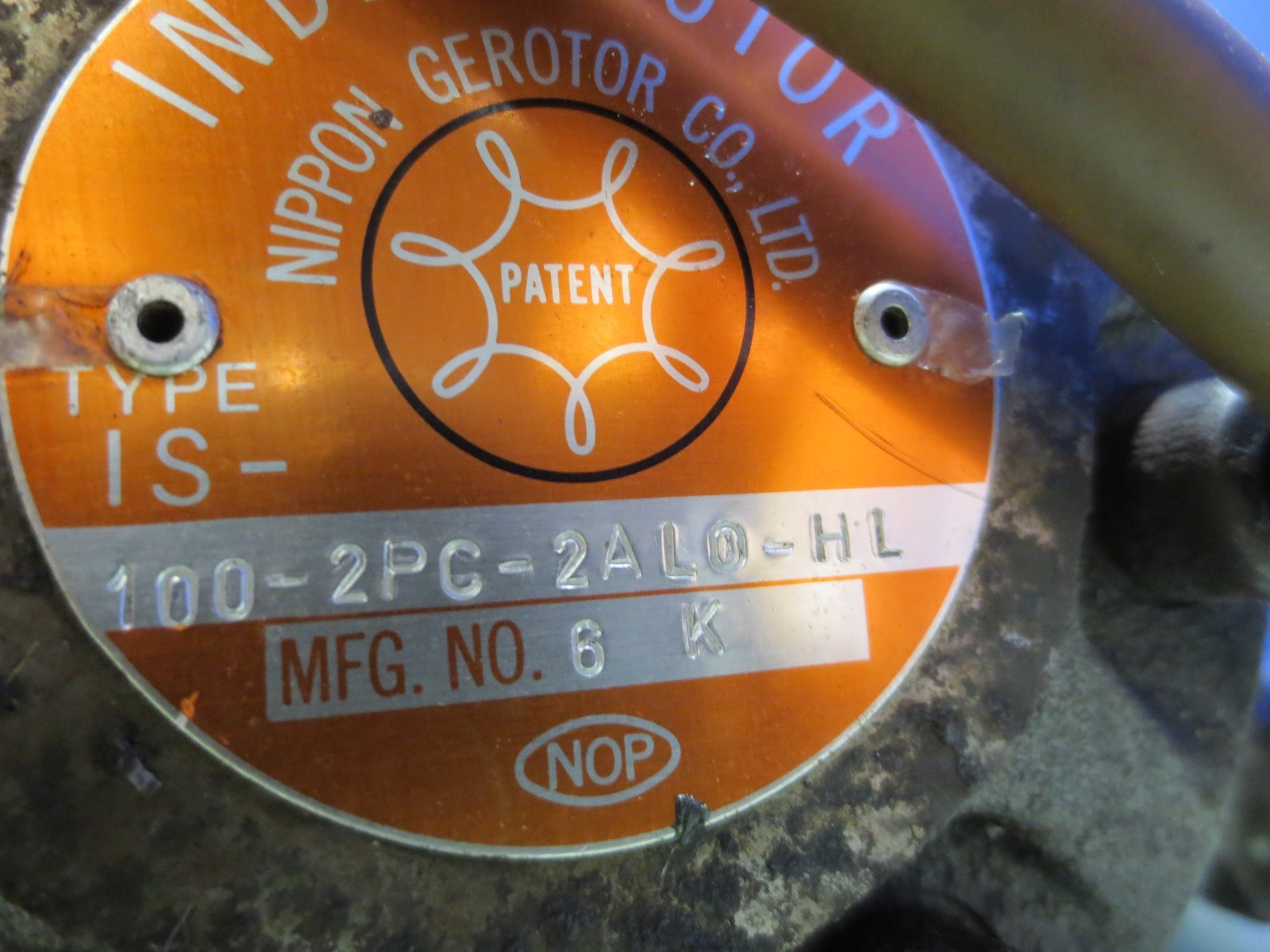 NOP MOTOR IS-100-2PC-2AL0-HL 2PG SS-G01-A3X-G0R-C1-9222B HITACHI SEIKI CNC