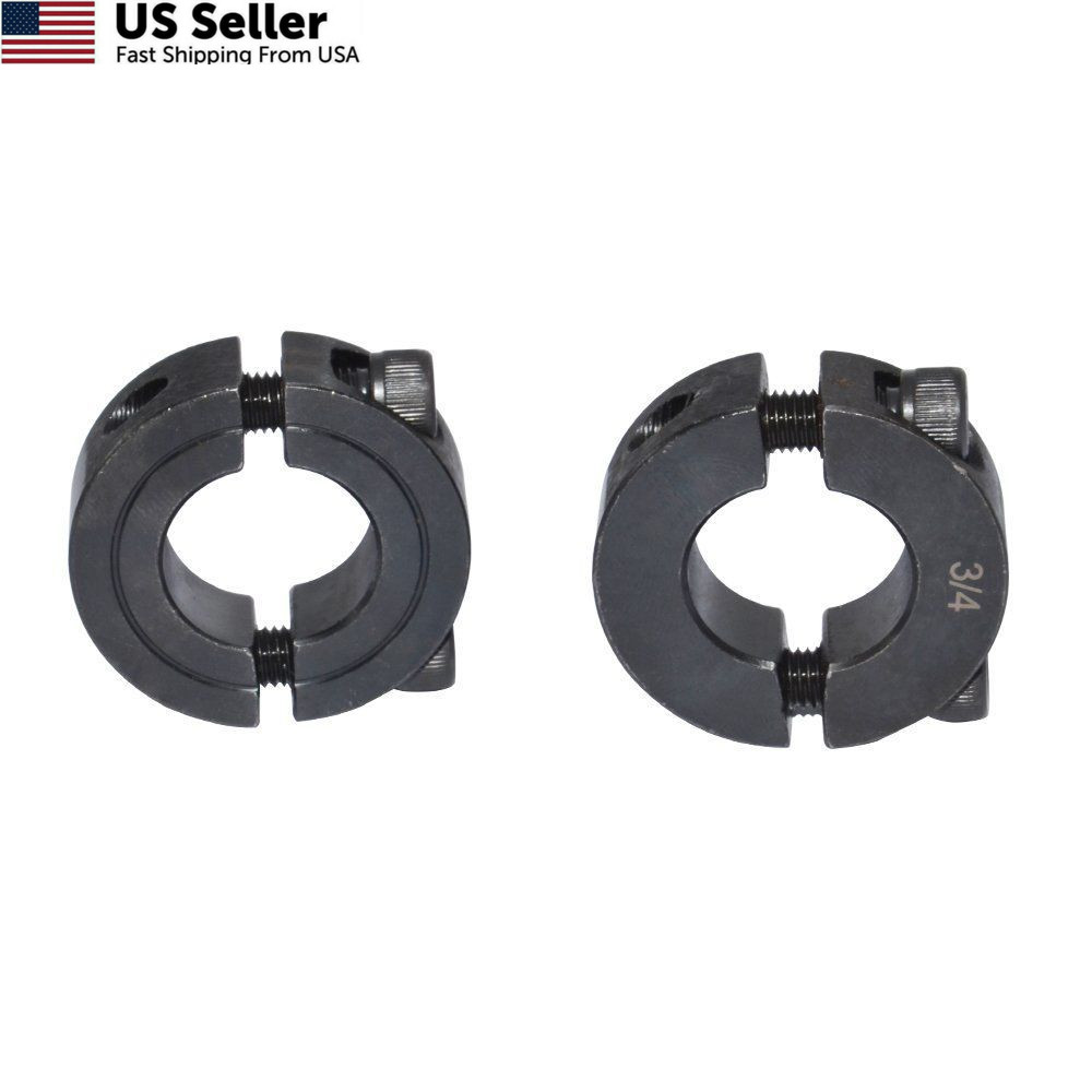Double Split Shaft Collar 1″ Bore Width 1/2 Inch Oxide 1″-2P, 1″-2P