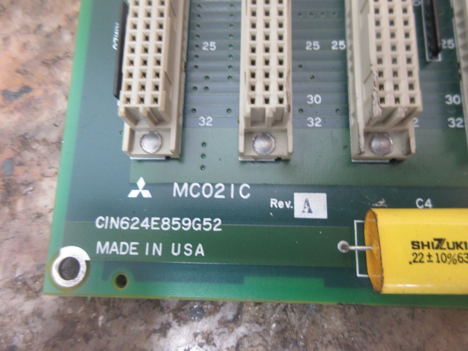 MITSUBISHI CIRCUIT BOARD MC021C CIN624E859G52 C1N624E859G52