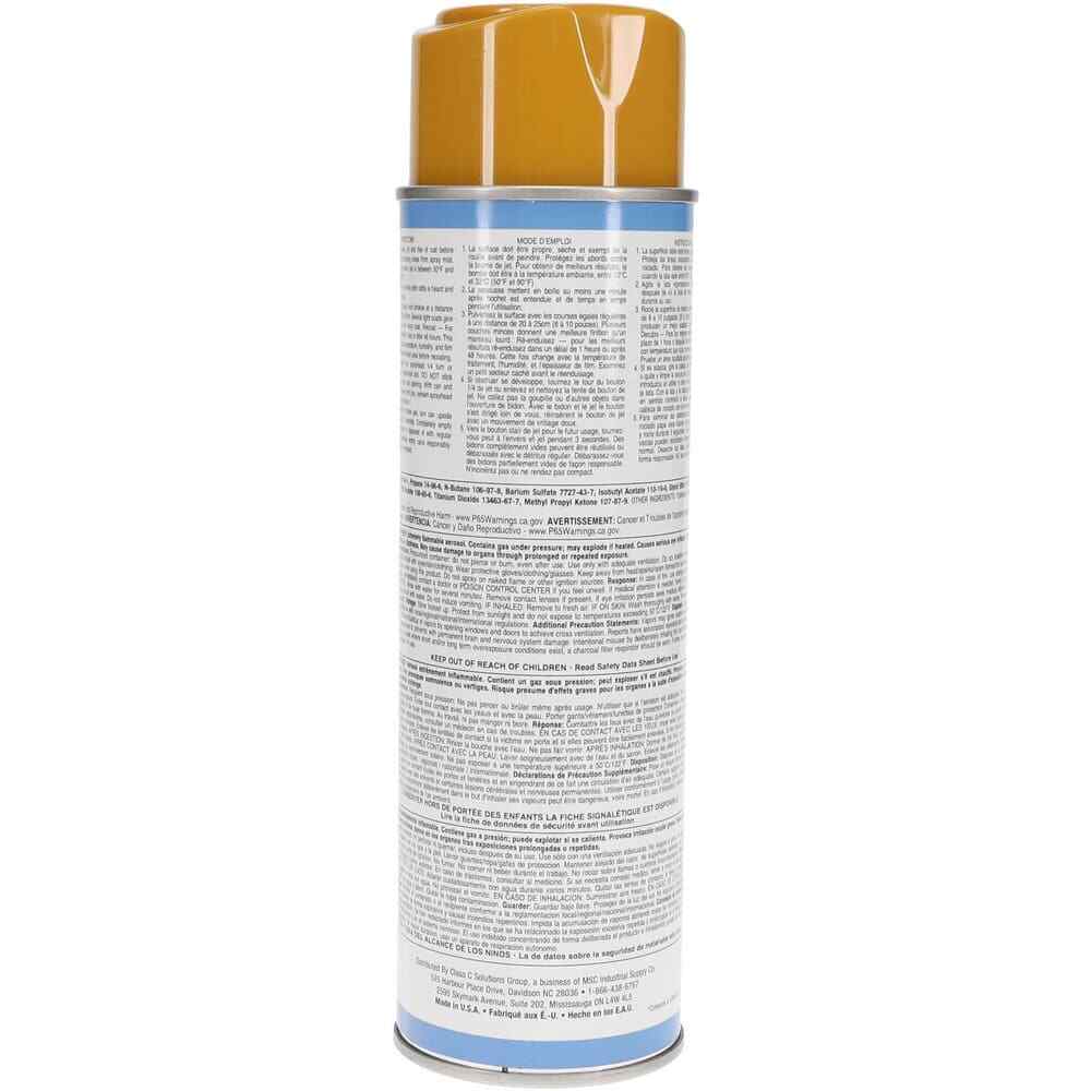 Made in USA BD1220-1 Striping Spray Paint: Equipment Yellow