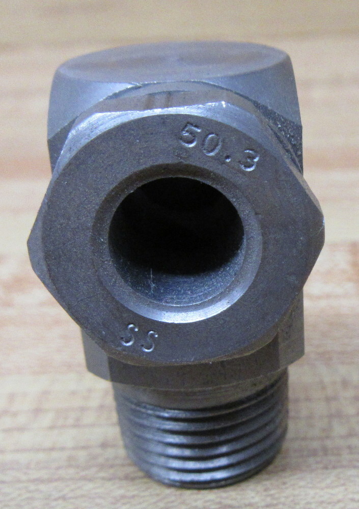S.S. 3/8 B SS 50 Whirl Jet Nozzle 38BSS50 (Pack of 3)