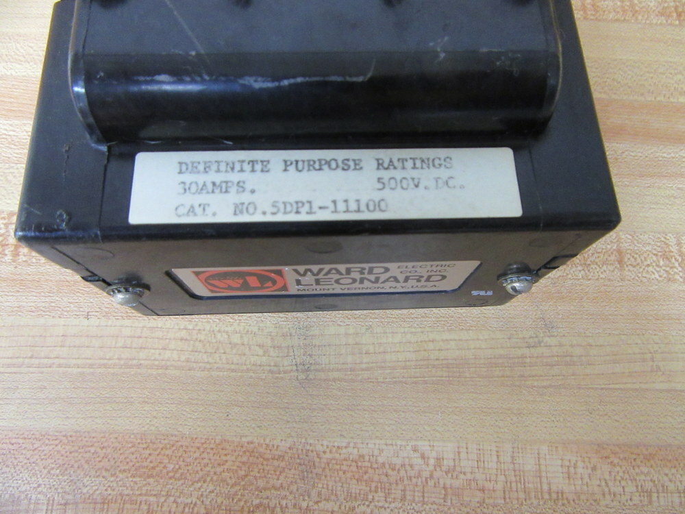 Ward Leonard 5DP1-11100 Contactor 5DP111100 W/ Chipped Housing