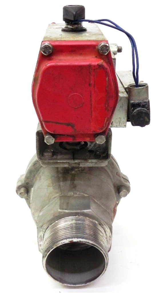 BRAY CONTROLS ELECTRONIC ACTUATOR, FLOW-TEK 3″ STAINLESS STEEL VALVE, FS85
