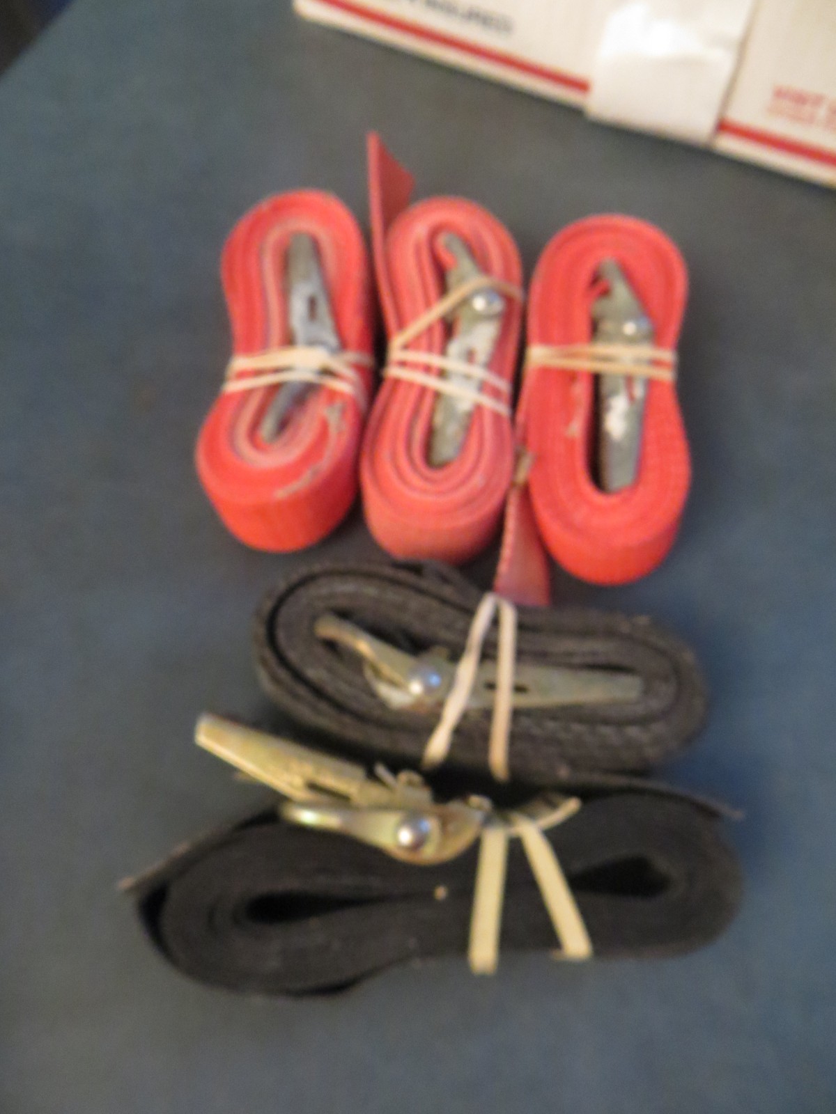 CARGO TIE DOWN 1″ STRAP KEVLOK UNIVERSAL ASSORTED USED LOT OF 18