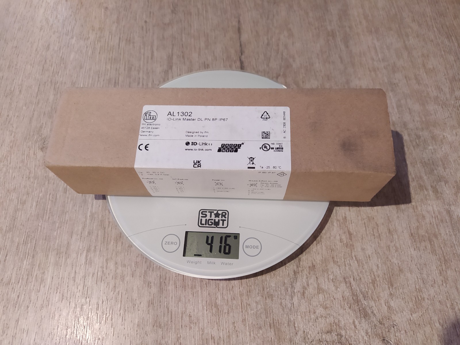 IFM AL1302 IO-LINK MASTER DL PN 8P IP67 [NEW]