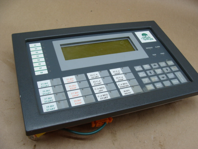 MAPLE SYSTEMS OIT5400-A00 OPERATOR INTERFACE TERMINAL W/8X40 LCD & LEDs 12-30VDC
