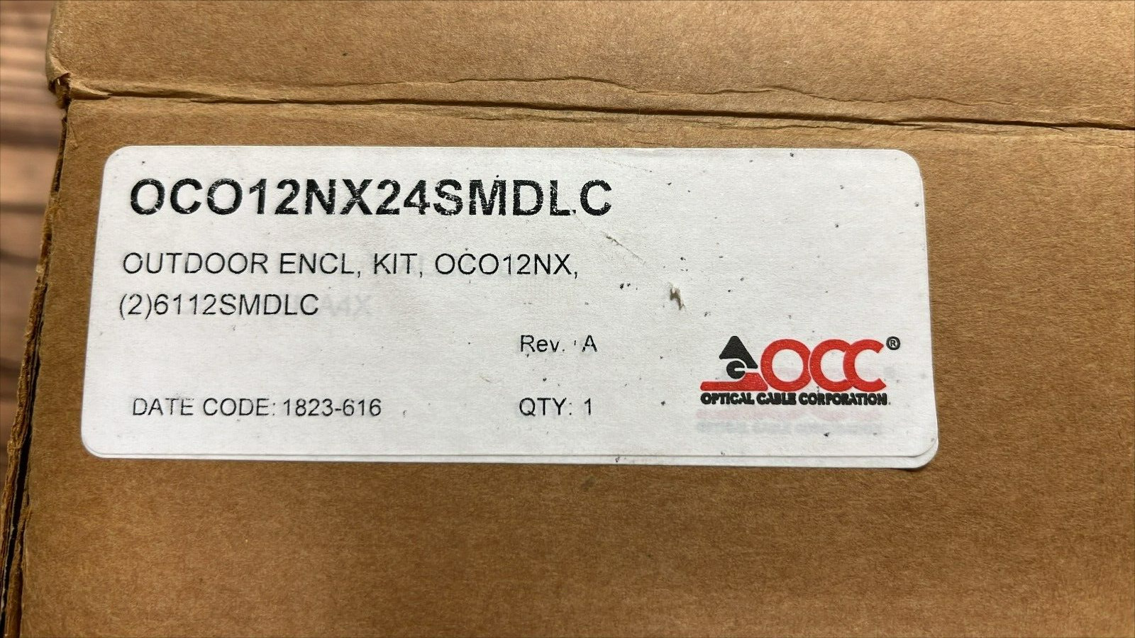 Optical Cable Corp., # OCO12NX , Outdoor Enclosure, Wallmount, 12-PORT, NEMA4X