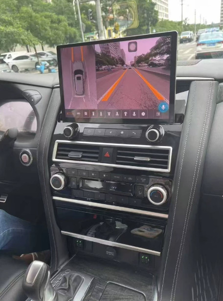 Nissan Titan with 13.1″ Infiniti QX80 QX56 navigation screen Amanda 8+128G