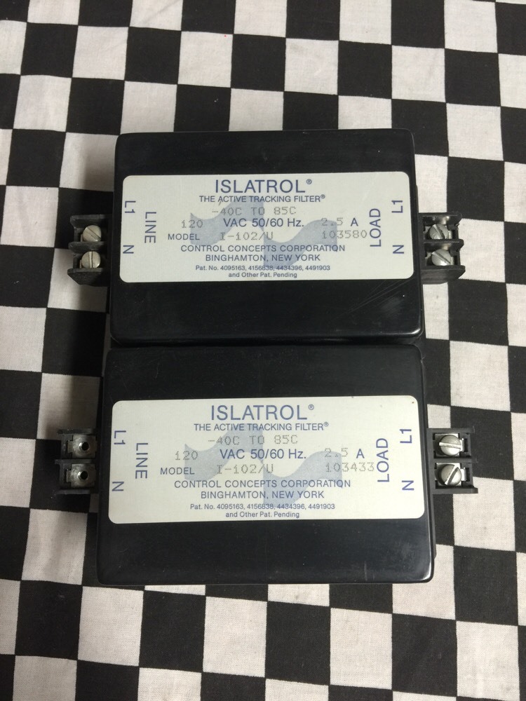 Lot Of 2 Islatrol The Active Tracking Filter I-102, LR-58750-2 ShipSameDay#1553P