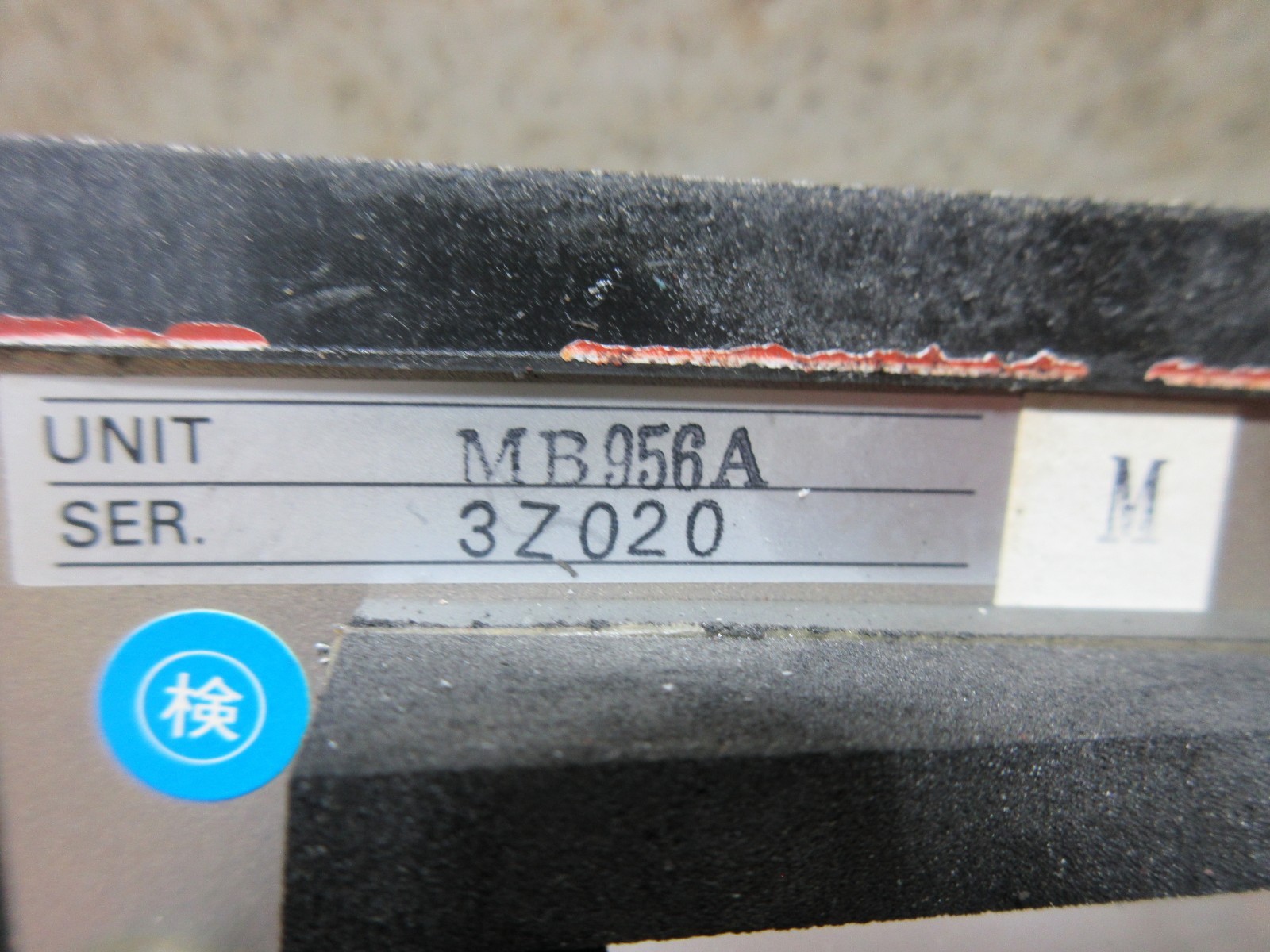 MITSUBISHI CRT DISPLAY MB956A KS-MB956A BKO-NC4130 FP5-MD81 MIGHTY COMET VMC-500