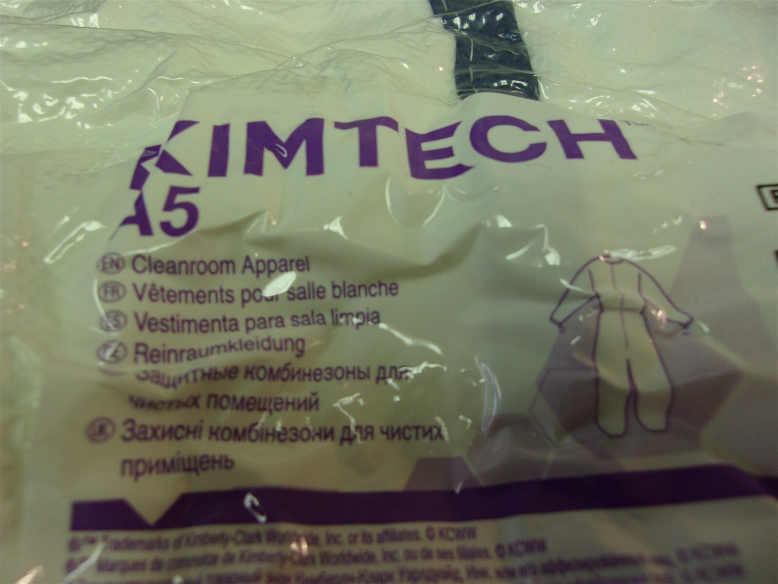 NEW Kimtech A5 Clean Room Apparel 88804 2XL Exp 5/2025 Lot of 2 *FREE SHIPPING*