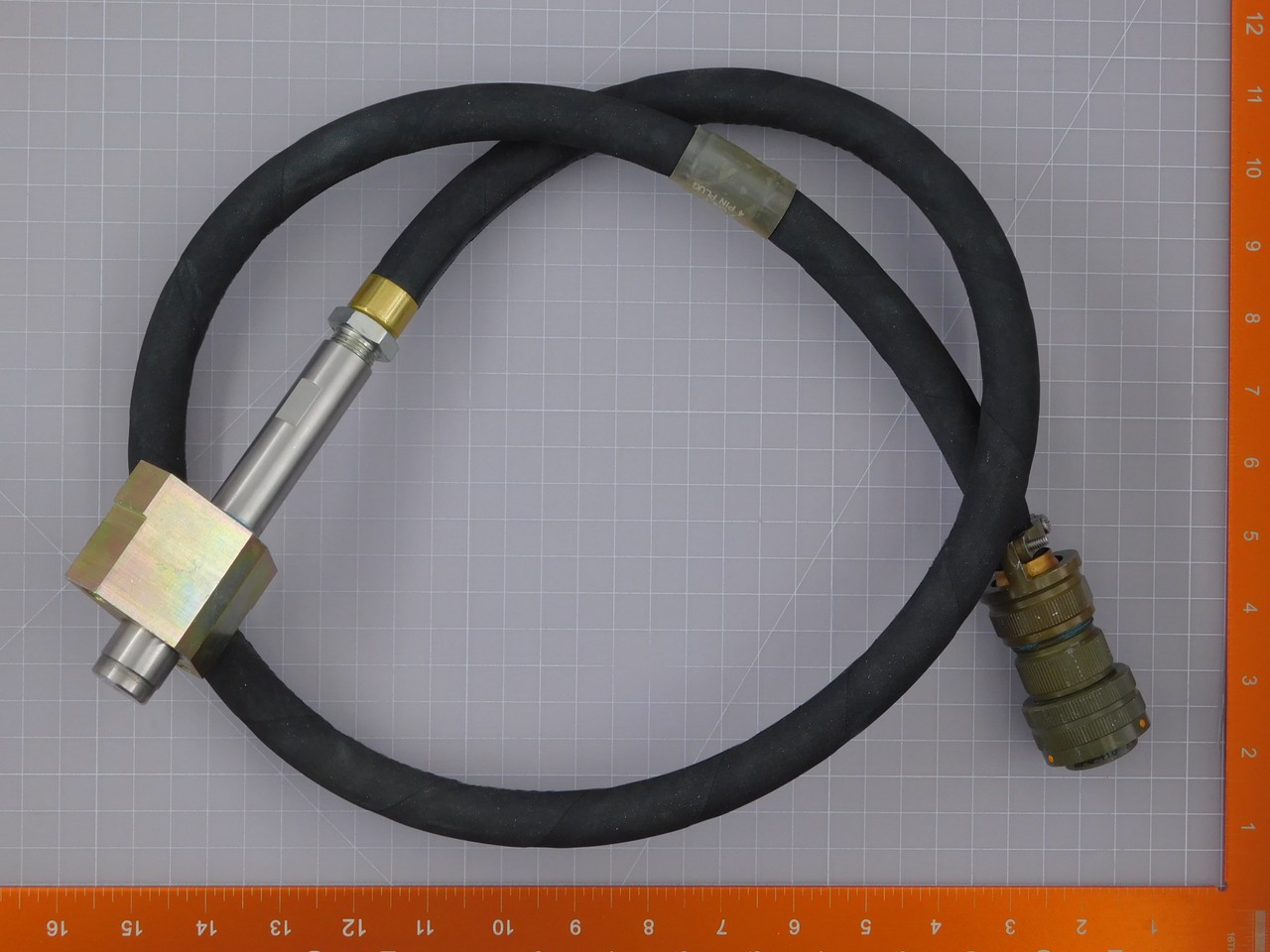 GE (GENTEQ) 17MM102E2 SPEED SENSOR 4 PIN PLUG