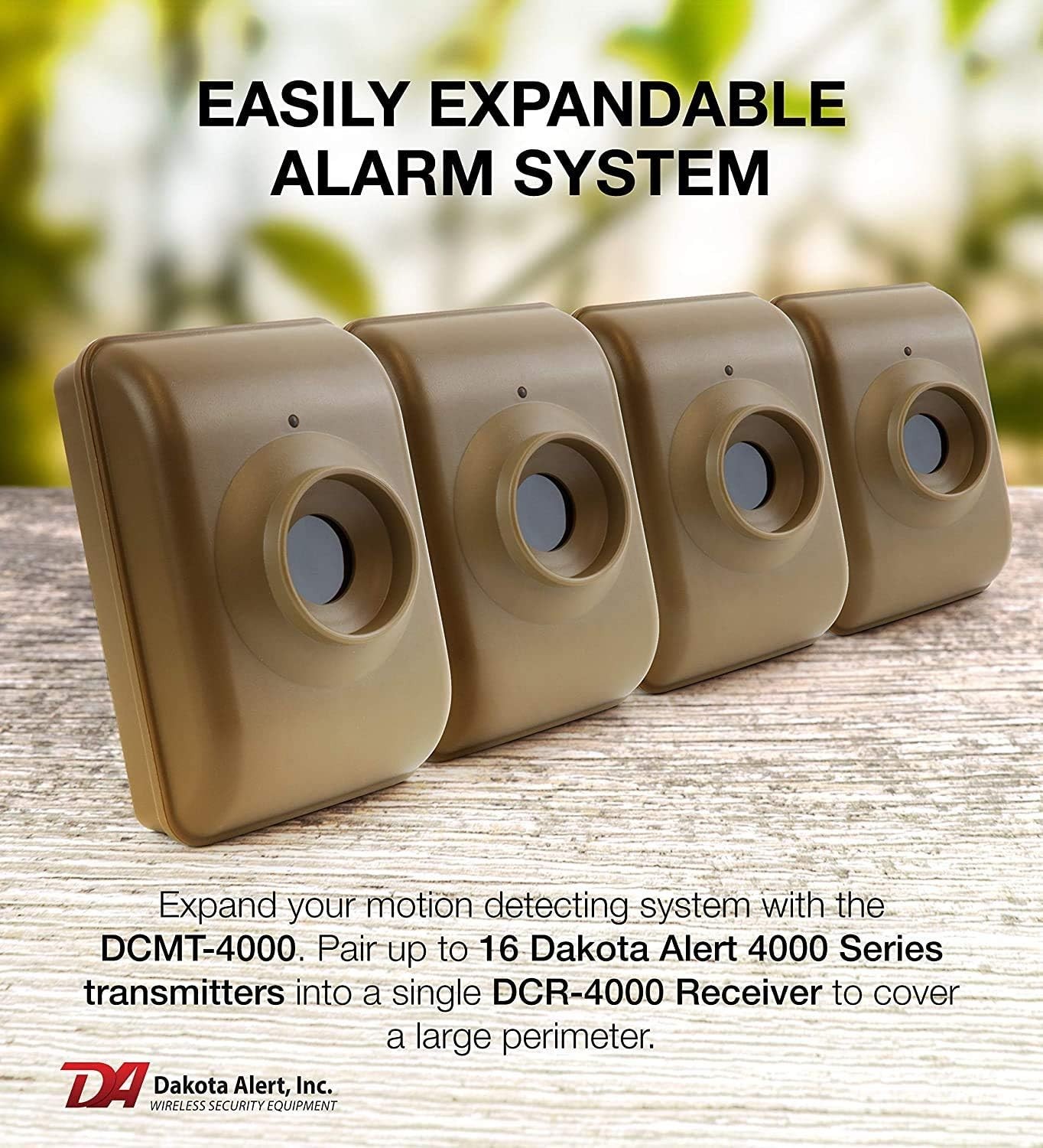 Alert Long Range Wireless Driveway Motion Detector DCMA-4000 One Mile Alarm New
