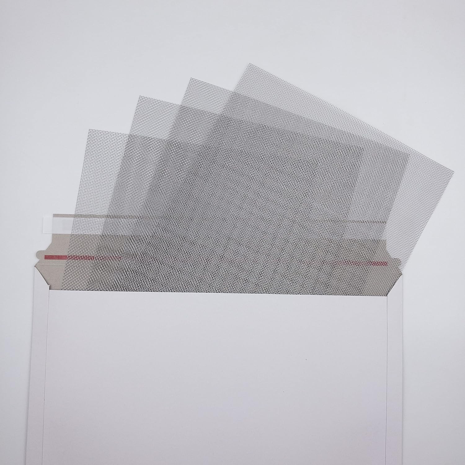 SOTEE 4 Pack – 304 Stainless Steel Woven Wire Mesh 20Mesh-11.8″ x 8.27″, Gray