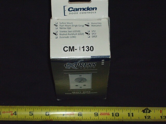 1x Camden CM-4130 Keyswitch Override Access Control