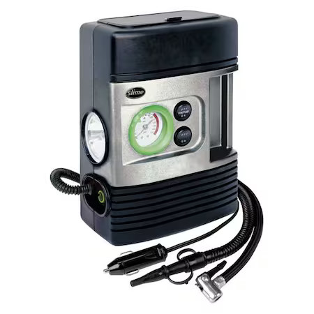Slime 40034 12-Volt Tire Inflator, 150 Psi