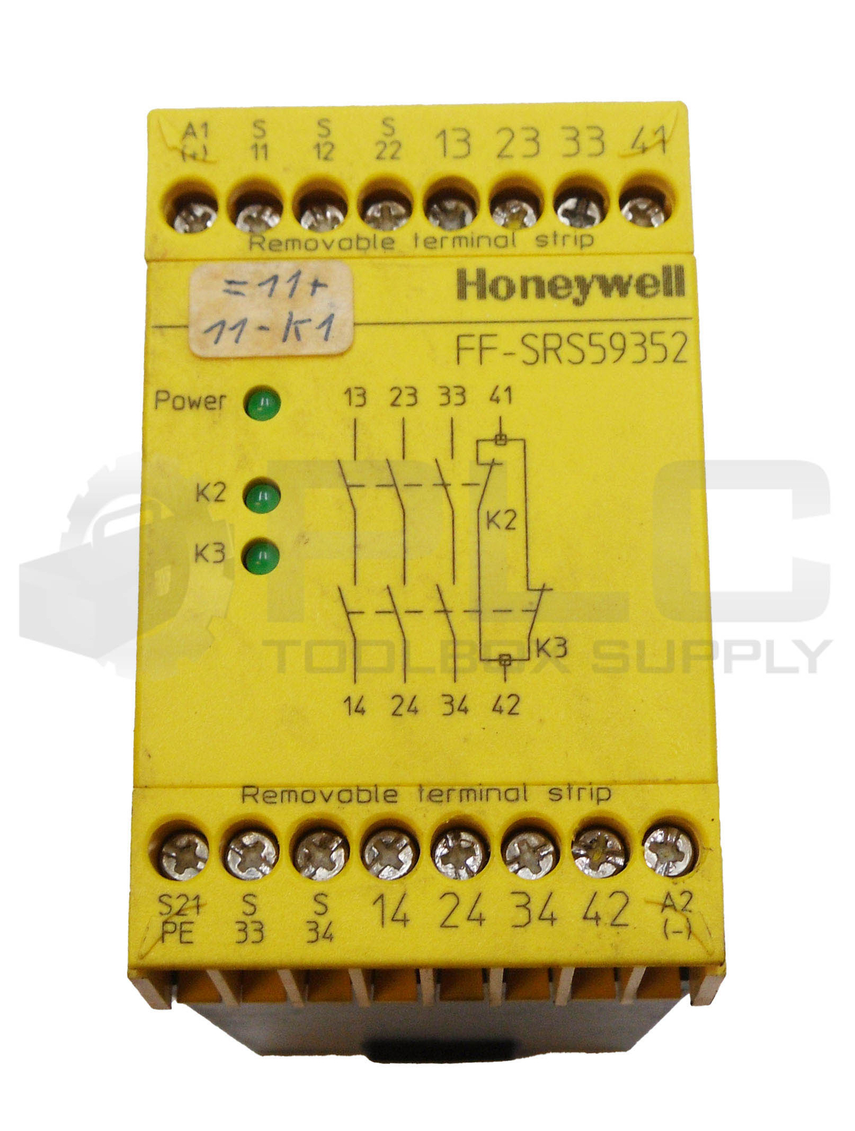 HONEYWELL FF-SRS59352 2 CHANNEL EMERGENCY STOP MODULE 24VDC 5A 250V