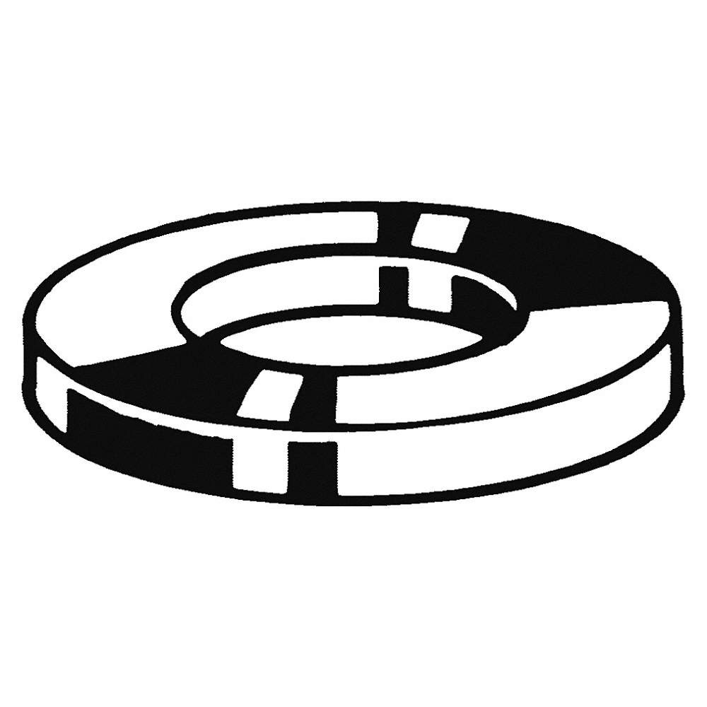 GRAINGER APPROVED M38430.030.0001 PlnWsh,Zinc Plated,Steel,M3,9x1mm,100PK 38DR32