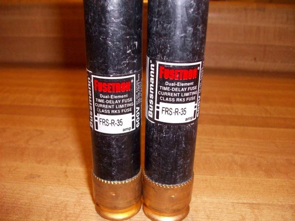 Bussmann FRS-R-35 Fusetron Fuse FRSR35 (Pack of 2) – New No Box
